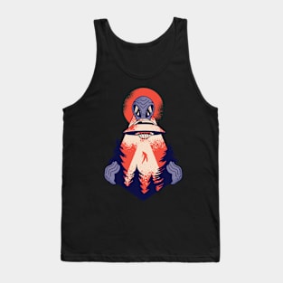 Forest Alien Kidnap Tank Top